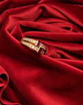 Liaison Grenat — bague double anneau, rubis et diamants, photo 1 sur 2